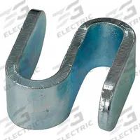 APPROVED VENDOR Shelf S Hook: 1 in x 1 1/2 in x 1/2 in, Wire Shelving, Steel, Chrome, Silver, 5GRP9. Key specifications — Manufacturer Part Number: 5GRP9; Material: Steel; Compatible Product Type: Wire Shelving; Finish: Chrome; Brand: APPROVED VENDOR; Color: Silver.