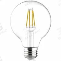 GE LAMPS Compact LED Bulb: Medium Screw (E26), LED, (G) Globe, G25, 5 W Watt, 2700K, Clear, 120V AC (MPN LED5DFG25-C). Key specifications — attr233510: G25; attr233525: 120V AC; attr233549: Clear; attr518949: 2700K; attr239859: GE LAMPS.