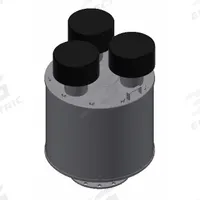 SOLBERG Filter Assembly: 2 micron Rating, 99% Efficiency, 28 5/16 in Outside Dia, Carbon Steel (MPN SM6(3)-384P-1000F). Key specifications — attr101190: SM6(3)-384P-1000F; attr101207: Carbon Steel; attr101193: SOLBERG.