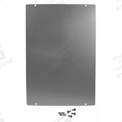 HUBBELL GAI-TRONICS Blank Panel: Metal, Panels, Aluminum Panel/Security Screws/Washer, 255-003