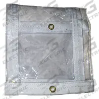 MAURITZON Tarp: 11.5 ft Lg, 9.5 ft Wd, Heavy Duty, 20 mil, Vinyl, Clear, 18 oz/sq yd, Waterproof (MPN T-PVC20-1012). Key specifications — Color: Clear; Brand: MAURITZON.