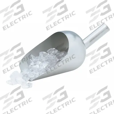 VOLLRATH Scoop: NSF Certified, Silver, Scoop, 4 in Handle Lg, Stainless Steel - Kitchen Scoops