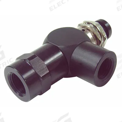 PNEUMADYNE INC Manual Air Control Valve: Three-Way / Two-Position, 1/8 in Female NPT, Button - Pneumadyne 11 Series Manual Air Control Valves