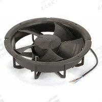 EBM-PAPST Axial Fan: 9 7/8 in Dia, 3 1/8 in Dp, IP55, Polypropylene, 230V AC, Lead Wires (MPN W1G200-EC91-45). Key specifications — Brand: EBM-PAPST.