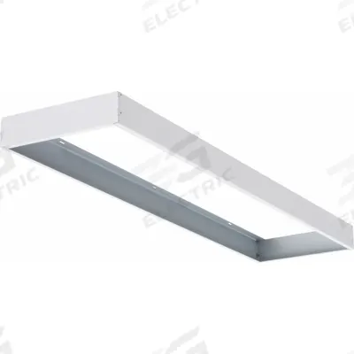 LITHONIA LIGHTING Frame Kit: 24 in Wd, 24 in Lg - Surface Mount Kits for Panel & Troffer Lights