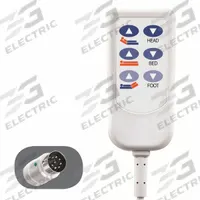 CREST HEALTHCARE SUPPLY HD2 Bed Control: 8-Pin DIN, BCAH600. Key specifications — End Connection Type: 8-Pin DIN; Standards: FDA Listed; Manufacturer Part Number: BCAH600; Color: White; Brand: CREST HEALTHCARE SUPPLY; Call Station Type: HD2 Bed Control.