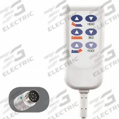 CREST HEALTHCARE SUPPLY HD2 Bed Control: 8-Pin DIN, BCAH600. Key specifications — End Connection Type: 8-Pin DIN; Standards: FDA Listed; Manufacturer Part Number: BCAH600; Color: White; Brand: CREST HEALTHCARE SUPPLY; Call Station Type: HD2 Bed Control.