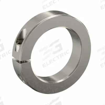 RULAND MANUFACTURING Shaft Collar: 1-Piece, Inch, Round, Clamp-On, 2 3/4 in Bore Dia - Stainless Steel Shaft Collars