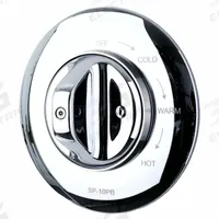 ODD BALL INDUSTRIES Shower Mixing Valve: Chrome-Plated, Chrome, Ligature-Resistant, 7 in Overall Ht (MPN SP-10PB-C). Key specifications — ADA Compliant: ADA Compliant; Connection Type: NPT.
