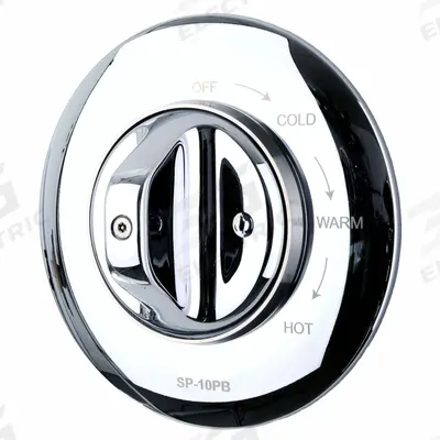 ODD BALL INDUSTRIES Shower Mixing Valve: Chrome-Plated, Chrome, Ligature-Resistant - Repair Parts for Institutional Showers