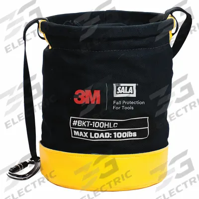 DBI-SALA Bucket: Hand Tools/Power Tools/Small Parts, Carabiner, Hook-and-Loop, 15 in Ht - Tool Transport Buckets