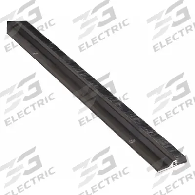 NATIONAL GUARD Door Sweep: Brush Insert, Aluminum, 48 in Lg, 1 5/8 in Wd - Door Sweeps