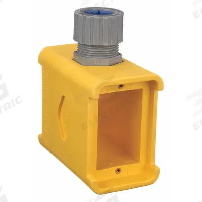HUBBELL WIRING DEVICE-KELLEMS Portable Outlet Box: Portable Outlet Box, 2 Gangs - Portable Power Outlet Boxes