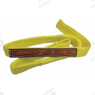 STREN-FLEX Web Sling: Type 3, Nylon, 20 ft Sling Lg, 12 in Eye Lg - Standard Nylon Flat-Eye Web Slings
