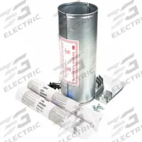3M Sleeve Kit: Round, 12 in Overall Lg, 4 in Overall Wd, 4 hr, Cable (MPN DT400). Key specifications — Brand: 3M; Shape_Broad: Round; Mounting Plates Included: Two Plates.