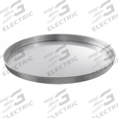 CHICAGO METALLIC Round Cake Pan: 16 in Overall Dia, Aluminized Steel, Solid, 111.4 oz Capacity (MPN 41615). Key specifications — Brand: CHICAGO METALLIC; Product Type: Round Cake Pan; Material: Aluminized Steel; Perforated: Solid; NSF Certified: No; Coating: Glazed.