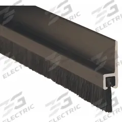 PEMKO Door Weatherstripping: Brush Insert, 7 ft Lg, 1/4 in Wd, 1 1/8 in Ht (MPN 18041DNB84). Key specifications — Insert Material: Nylon; Flange Material: Aluminum; Brand: PEMKO.