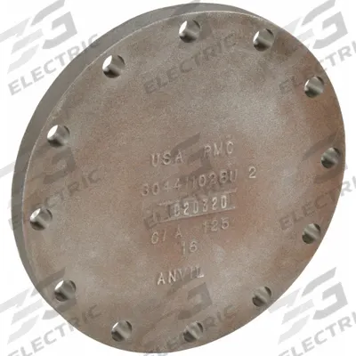 ANVIL Metal Pipe Flange: 10 in, Female NPT Blind, Cast Iron, Flat Flange - Blind Iron Pipe Flanges