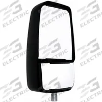 Truck Mirror - Split Glass: Rectangular, Flat and Convex, For Driver Vehicle Side (MPN 715641). Key specifications — Mirror Profile: Flat and Convex; Shape: Rectangular; Mirror Size: 15 in x 9 in; For Vehicle Side: Driver; Heated: No; Motorized: No; Brand: VELVAC.