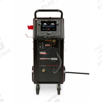 LINCOLN ELECTRIC Multiprocess Welder: Power Wave 300C, AC/DC - Lincoln Power Wave