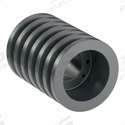 APPROVED VENDOR V-Belt Pulley: B38, 6 Groove, 4.15 in OD, Bushed Bore, SD - Bushed-Bore Cast-Iron V-Belt Pulleys
