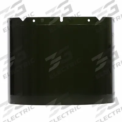 MSA Molded Visor: 17 1/2 in Overall Wd, 8 in Overall Ht, 0.06 in Overall Thick - Welding Replacement Visors