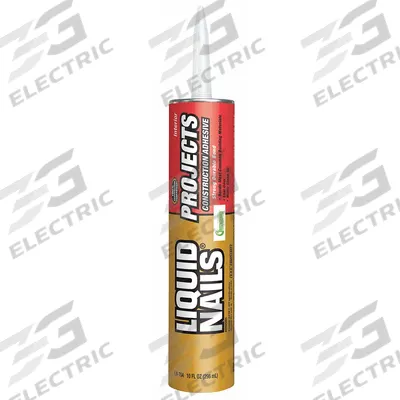 LIQUID NAILS Construction Adhesive: Projects, 10 fl oz, Cartridge, Off White - General Purpose Construction Adhesives