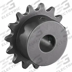 TSUBAKI Single Strand Sprocket: 35, For 3/8 in Chain Pitch, 1/2 in Bore Dia, 15 Teeth, Steel (MPN 35B15F-1/2). Key specifications — Brand: TSUBAKI.