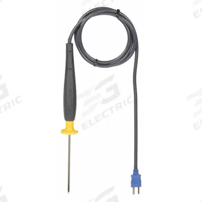 FLUKE Immersion Temperature Probe: -321°F to 662°F /-196°C to 350°C, ±1°C @ 0 to 350°C - Thermocouples for Gas Applications