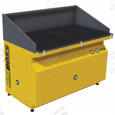 VENTBOSS BY ROBOVENT Downdraft Table: 60 in W x 36 in L, 2,560 cfm - Stationary Metalworking Downdraft Tables