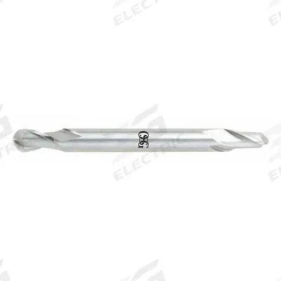 OSG Ball End Mill: Cobalt, Double End, 2 Flute, 1/8" Mill Dia, 3/16" LOC, 2" OAL (MPN 5707600) - Double-End Cobalt Ball End Mills