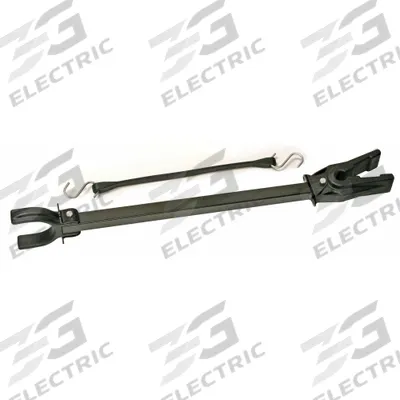 REESE Motor Support Bracket: Powder Coated, 19 in Overall Lg, 1 1/2 in Overall Wd - Fleet and Vehicle Maintenance