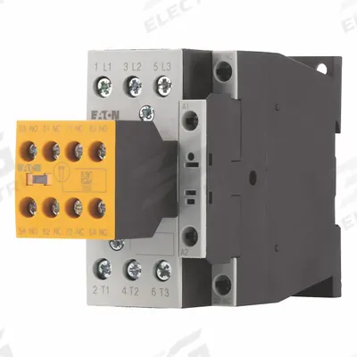 EATON Magnetic Contactor: 3 Poles, 25 A - Safety Contactors