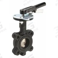 MILWAUKEE VALVE Butterfly Valve: 2 1/2 in Pipe Size, Concentric, 200 psi Max. Pressure (CWP), Lug, M (MPN ML232B). Key specifications — Brand: MILWAUKEE VALVE; Handle Type: Lever; Disc Material: Ductile Iron.