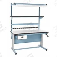 PRO-LINE Workstation: Adj Ht, Laminate, 72 in x 30 in, 330 lb Overall Load Capacity, Blue, Laminate (MPN BIB18). Key specifications — Brand: PRO-LINE; Height Adjustability: Adjustable Height.