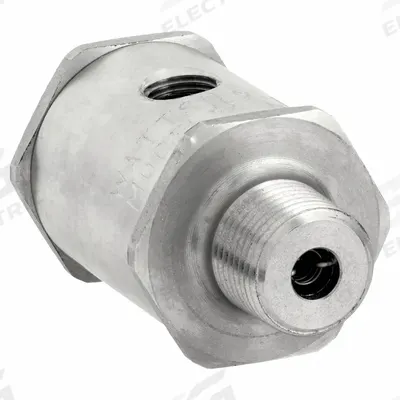 Watts Dual Check with Atmospheric Vent: 9BD, 3/8 in Pipe Size, MNPT x MNPT, 2.5 gpm Flow Rate - Carbonated Water Line Dual Check Backflow Preventers