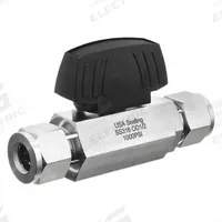 USA INDUSTRIALS Manual Two-Way Ball Valve: 3/8 in, 316 Stainless Steel, Straight Valve Body, Wedge (MPN ZUSA-VLV-86). Key specifications — Brand: USA INDUSTRIALS; Handle: Wedge.