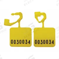 ELC SECURITY PRODUCTS Padlock Seals: Yellow, Plastic, 8 lb Breaking Strength, 5 mm Lock Wd, 250 PK (MPN 092H01PPYL). Key specifications — Brand: ELC SECURITY PRODUCTS; Marking Color: Black; Marking Included: Numbers; Marking Numbering: Random; Lock Material: Plastic.