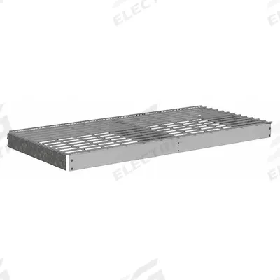TENNSCO Shelf: 48 in x 24 in, 2,250 lb Load Capacity, Steel, 5 ga Decking, Gray - Wire Decking Shelf Kits for Boltless Shelving