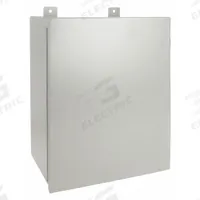 WIEGMANN Enclosure: Steel, 30 in x 24 in x 9 in, NEMA 12/13, Solid Cover, Hinged (MPN B302409CH). Key specifications — Brand: WIEGMANN; Closure Method: Clamps; Knockouts: Not Included.