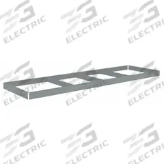 TENNSCO Shelf: 84 in x 18 in, 1,500 lb Load Capacity, Gray, Shelf (MPN ZLES-8418). Key specifications — Includes: (4) Beams; Shelf Configuration: Single Straight; Color: Gray; Frame Material: Steel; Brand: TENNSCO; Frame Finish: Zinc Plated; Product Type: Shelf.
