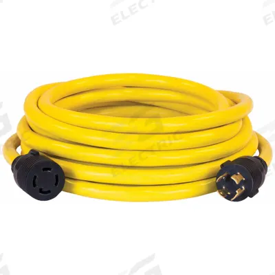 CHAMPION POWER EQUIPMENT Generator Extension Cord: Transfer Switch Cord, 25 ft Cord Lg - Power Cords