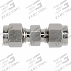 BRENNAN INDUSTRIES Compression Fitting Straight: 1/16 in OD x 1/16 in OD Fitting Size (MPN NS2403-01-01-SS). Key specifications — Series: NS2403; Brand: BRENNAN INDUSTRIES; Fitting Size: 1/16 in OD x 1/16 in OD.