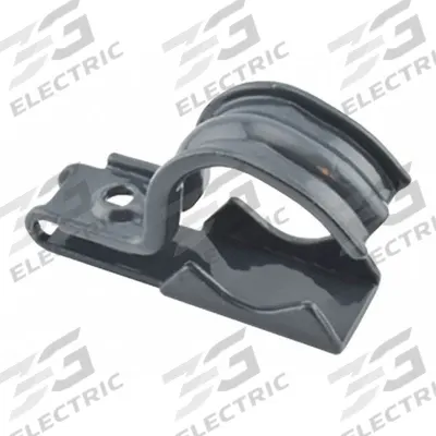 BRIDGEPORT FITTINGS Clamp Back and Straps, Universal One-Piece: 1 in_1 1/4 in Trade Size - Surface Mount Clamps for Conduit & Pipe