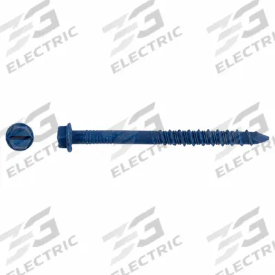TAPCON Concrete Anchor Screw: 2 3/4 in Overall Lg, 1/4 in Dia, Steel, External Hex - Hex-Head Screw Anchors