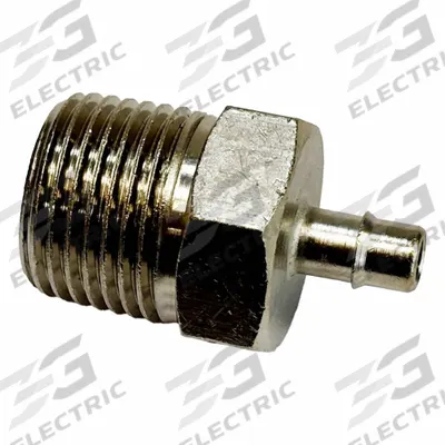 MEM-CO Mini Barb Fitting: 1/16 in Pipe x 3/16 in ID Size, MNPT x Tube, Brass - Standard Brass Barbed Tube Fittings