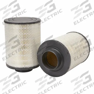 FLEETGUARD Automotive Air Filter: Engine, 13 3/8 in Outside Dia - Bottom - Round/Oval Engine Air Filters