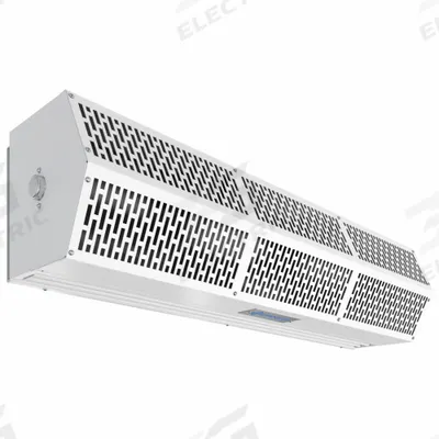 BERNER Unhtd 8.5"H 36"W 8.5"D Alum Air Curtain: Ambient Air, Low Profile, For 3 ft Opening Wd - Ambient Sanitation-Certified Air Curtains