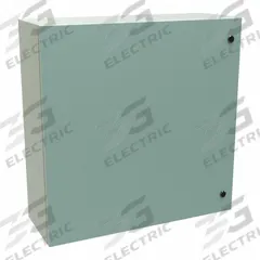 HAMMOND Electrical Enclosure: Steel, 30 in x 30 in x 10 in, NEMA 12/3R/4, Solid Cover, Hinged (MPN EN4SD303010GY). Key specifications — Closure Method: 1/4-Turn Latch; Brand: HAMMOND; Knockouts: Not Included.