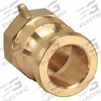 Cam and Groove Adapter: 1 in Coupling Size, 1 in Hose Fitting Size, 1 in -11-1/2 Thread Size, FNPT (MPN G100-A-BR). Key specifications — Thread Size: 1 in -11-1/2; Brand: DIXON VALVE & COUPLING.